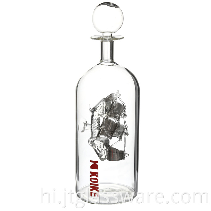 custom design glass bottle